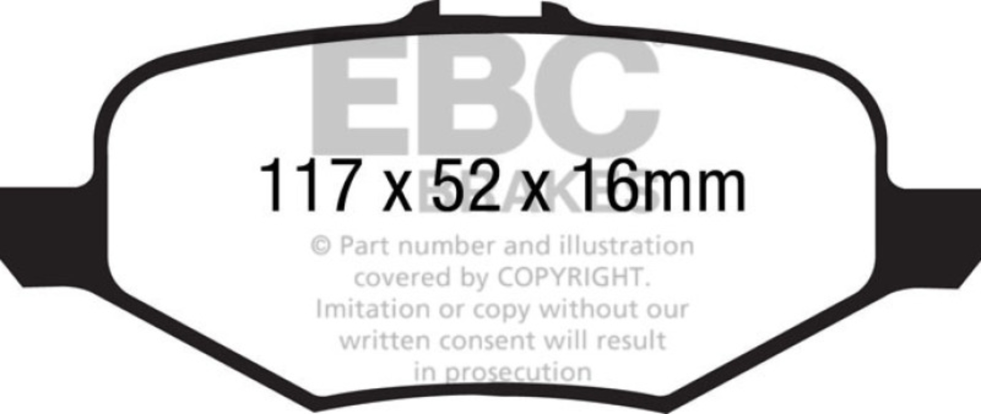 Picture of EBC Redstuff Brake Pad Sets - DP31887C