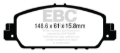 Picture of EBC Redstuff Brake Pad Sets - DP33014C