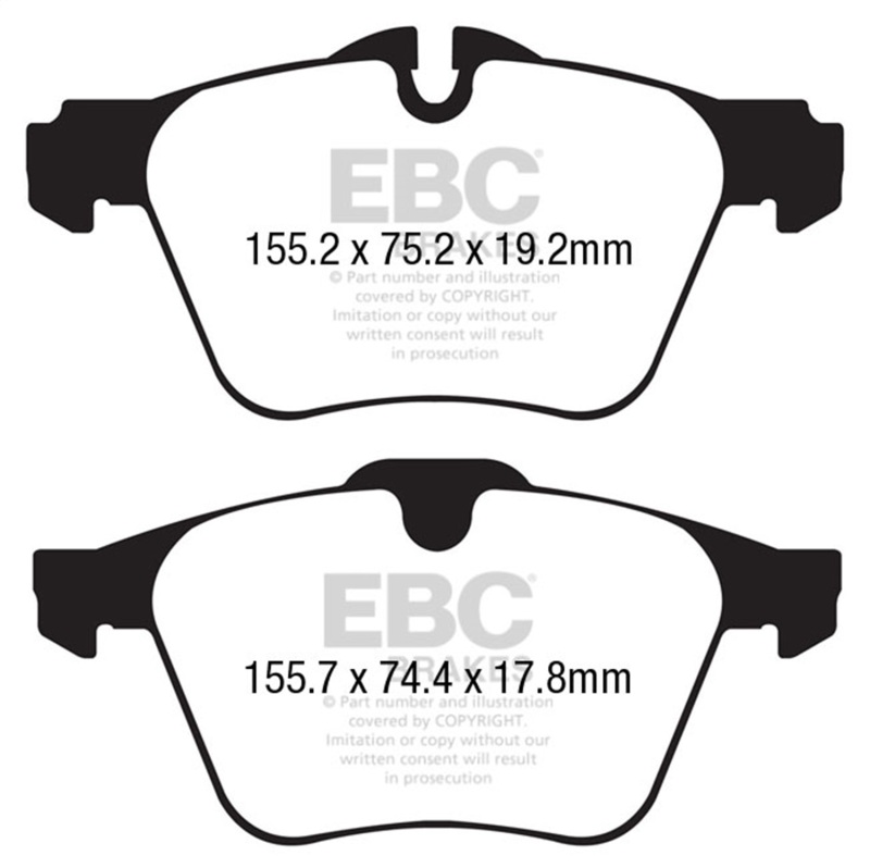Picture of EBC Yellowstuff Brake Pad Sets - DP42189R