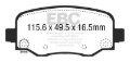 Picture of EBC Greenstuff Brake Pad Sets - DP63031