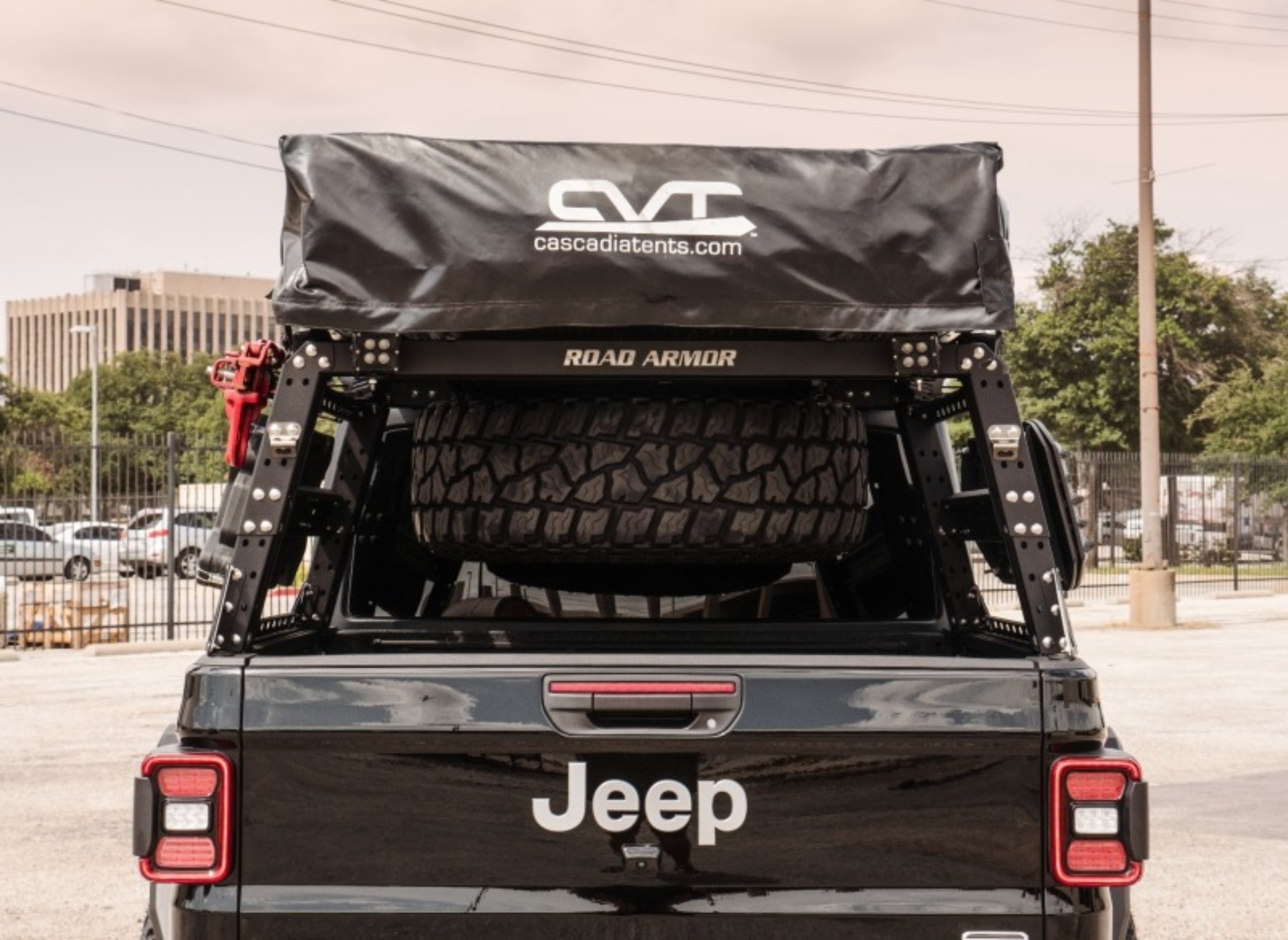 Picture of Road Armor RDA TRECK Spare Tire Mounts Spare Tire Carriers - 520BRS-STM