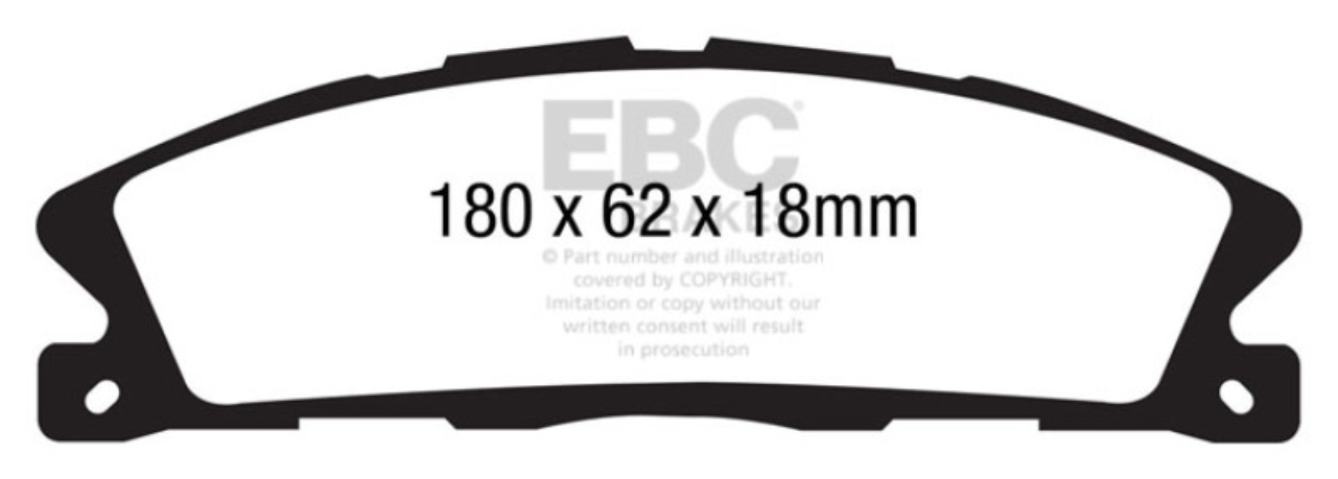 Picture of EBC Redstuff Brake Pad Sets - DP31886C