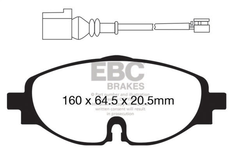 Picture of EBC Ultimax2 Brake Pad Sets - UD1760
