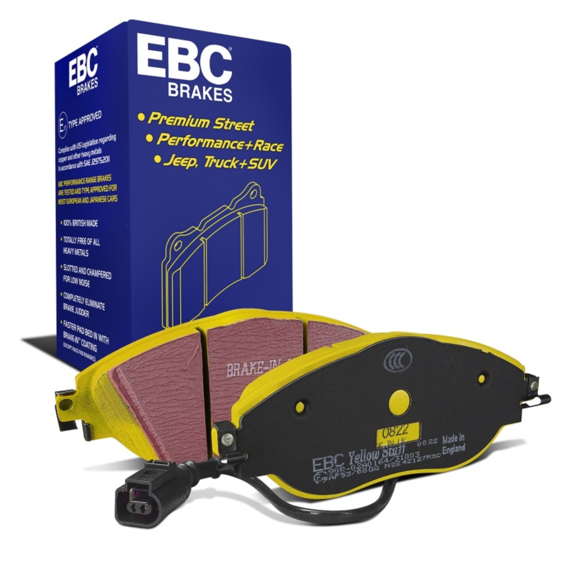Picture of EBC Yellowstuff Brake Pad Sets - DP42127R