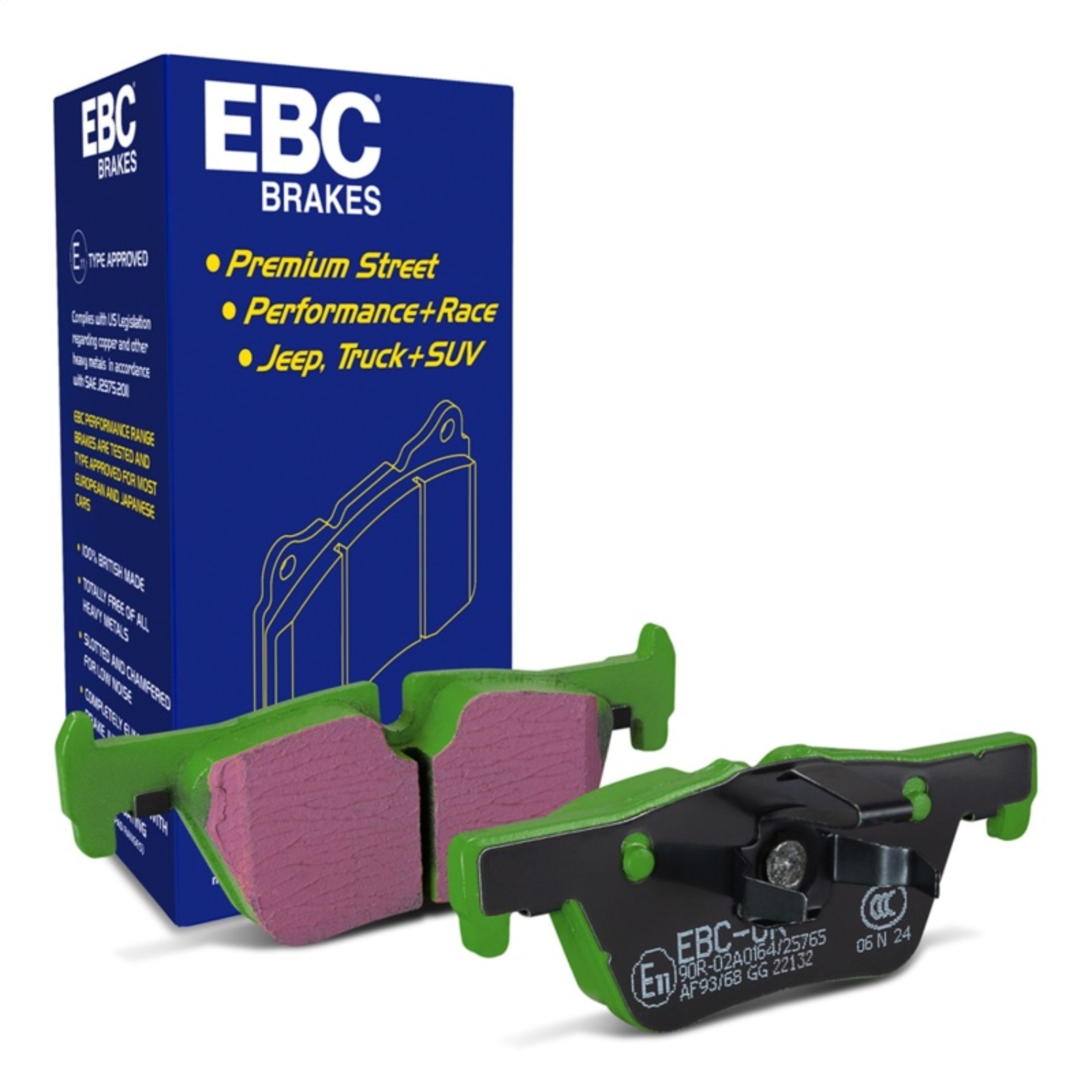 Picture of EBC Greenstuff Brake Pad Sets - DP22132