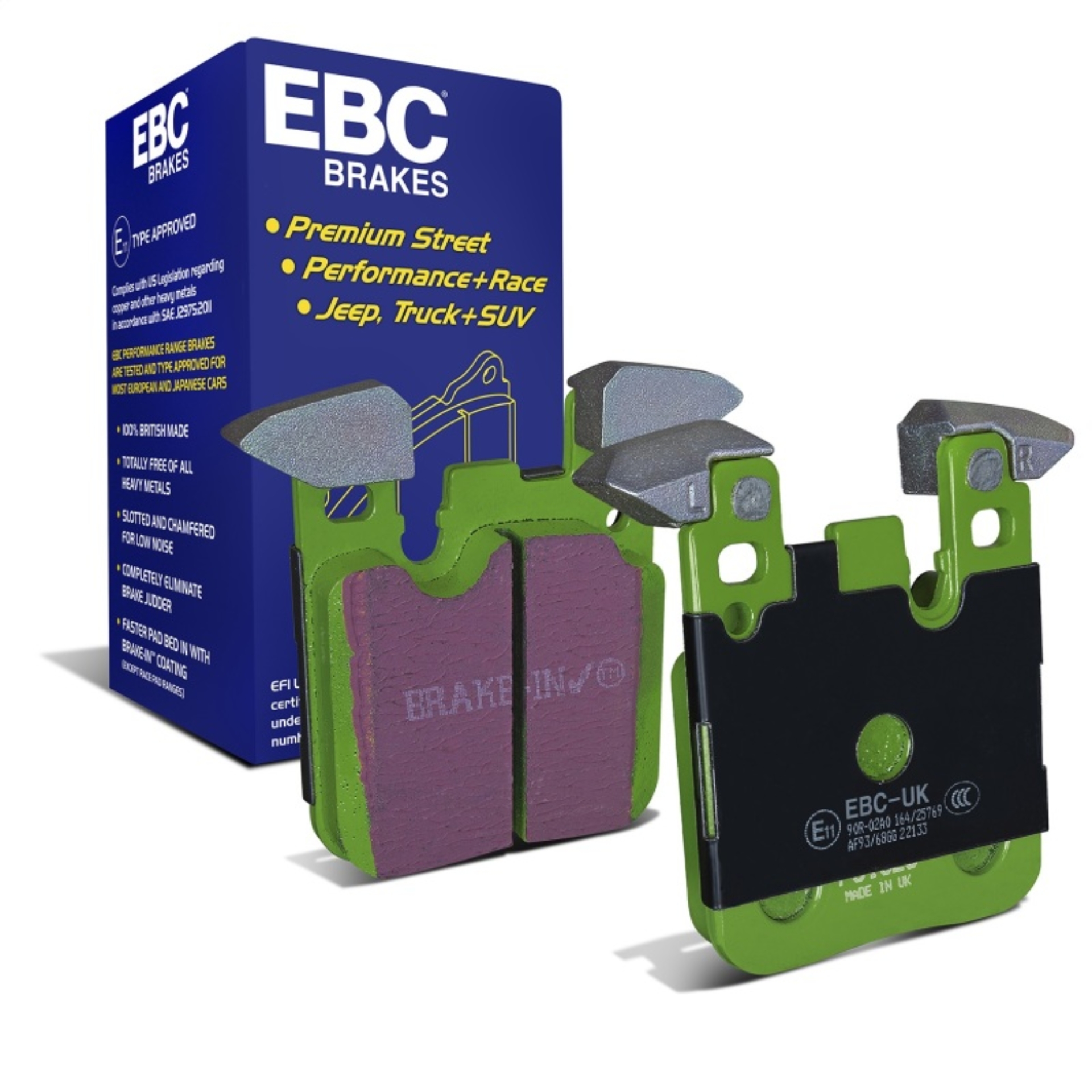 Picture of EBC Greenstuff Brake Pad Sets - DP22133
