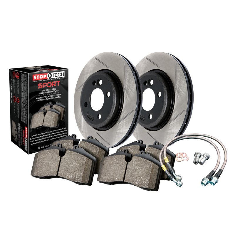 Picture of Sport Axle Pack; Slotted Rotor; Rear Brake Kit with Brake lines