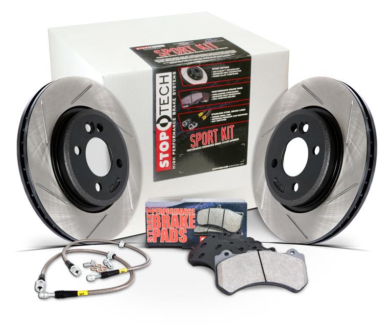 Picture of Sport Axle Pack; Slotted Rotor; Rear Brake Kit with Brake lines