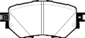 Picture of EBC Yellowstuff Brake Pad Sets - DP43033R