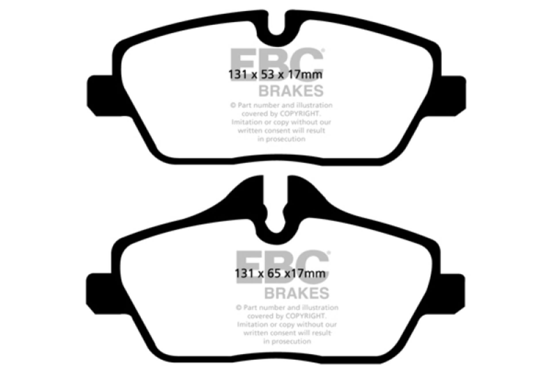 Picture of EBC Redstuff Brake Pad Sets - DP32056C
