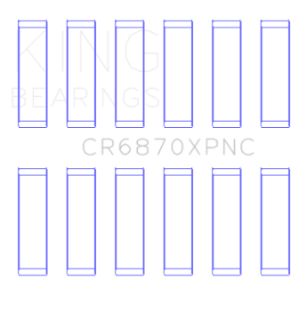 Picture of King Engine Bearings KING Performance Rod Bearings - CR6870XPNC.026