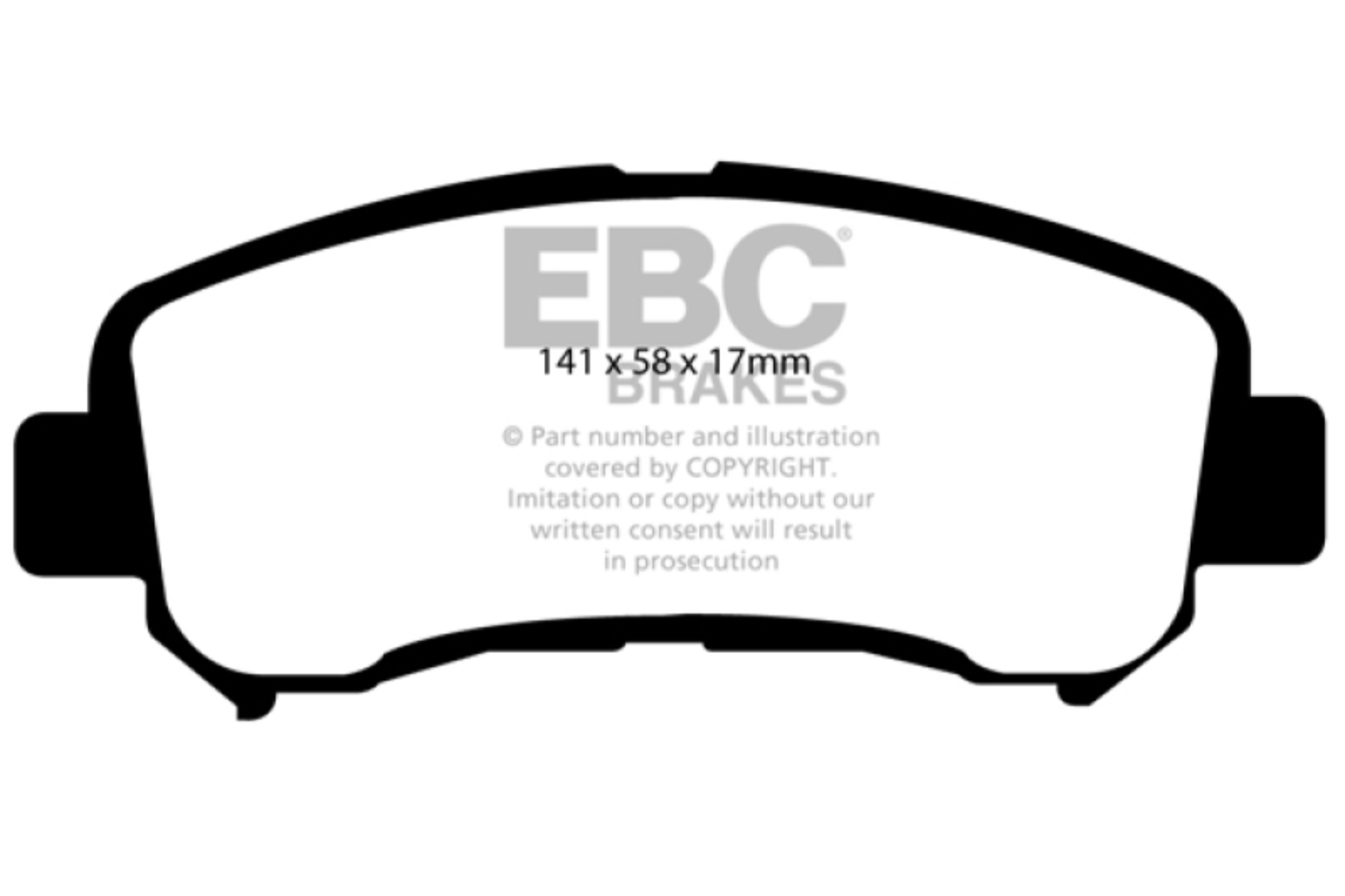 Picture of EBC Redstuff Brake Pad Sets - DP31954C