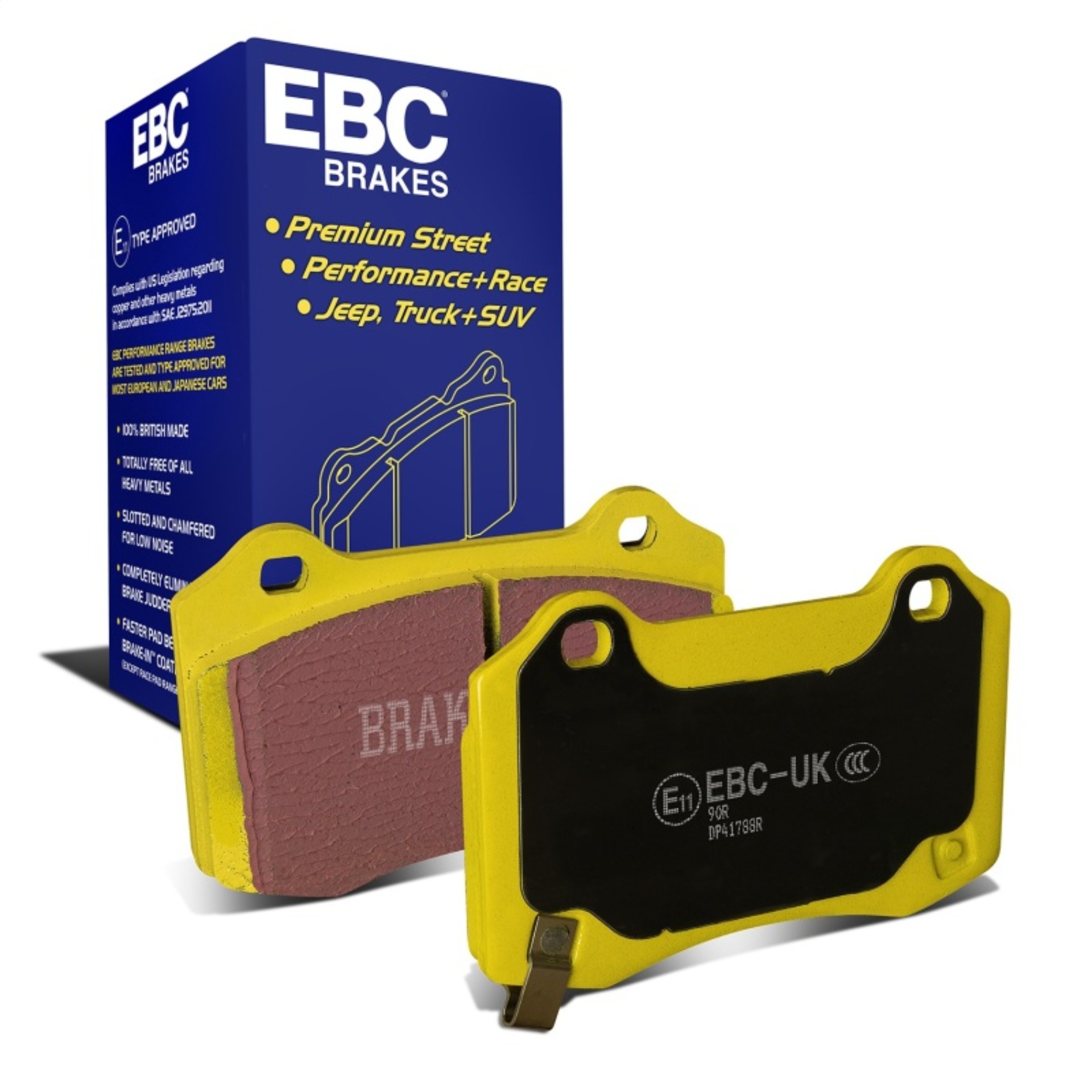 Picture of EBC Yellowstuff Brake Pad Sets - DP41788R