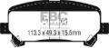Picture of EBC Greenstuff Brake Pad Sets - DP63045