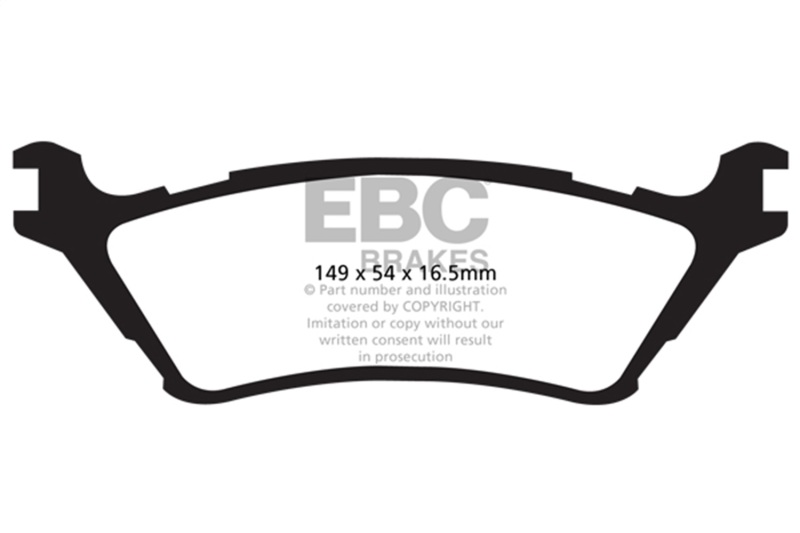 Picture of EBC Ultimax2 Brake Pad Sets - UD1602