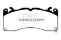 Picture of EBC Redstuff Brake Pad Sets - DP33040C