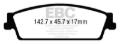 Picture of EBC Extra Duty Brake Pad Sets - ED93022