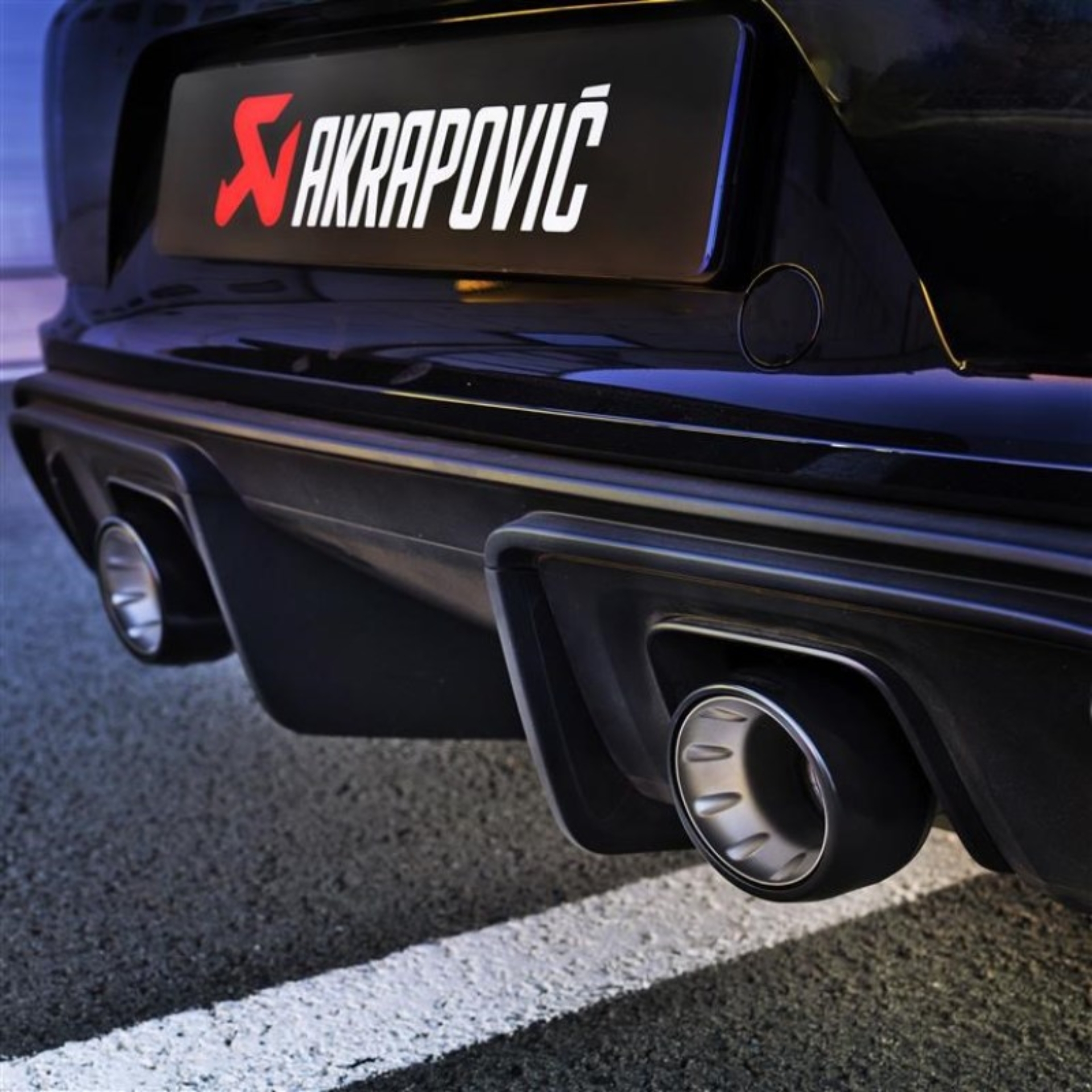 Picture of Akrapovic AKR Tail Pipe Set-Titanium - TP-T/S/28