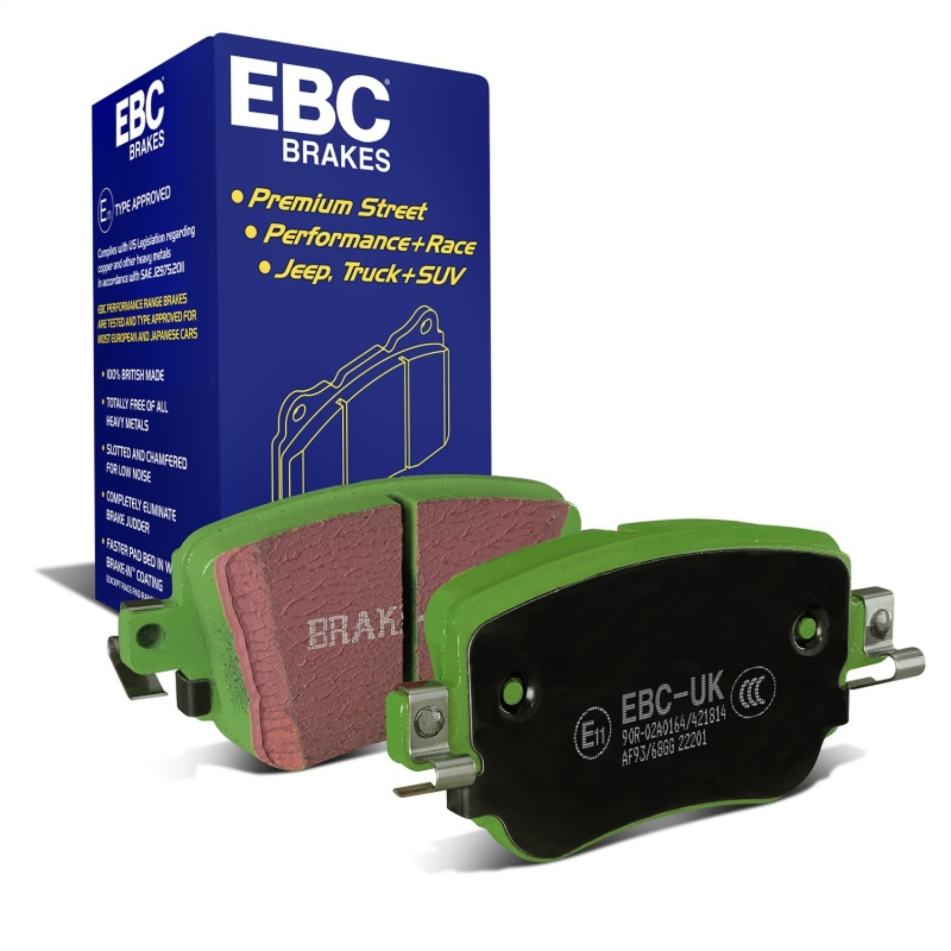 Picture of EBC Greenstuff Brake Pad Sets - DP22201