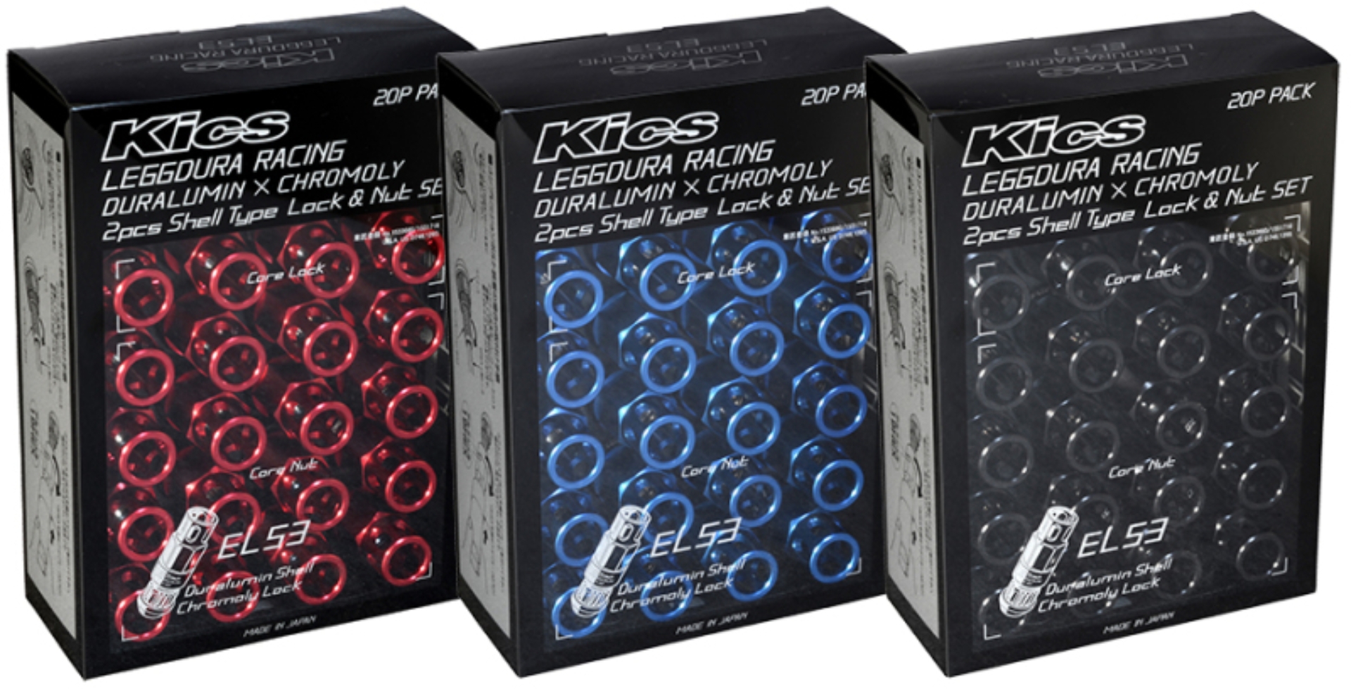 Picture of Project Kics PJK Leggdura Racing Shell Lug Nuts - WEL5311U