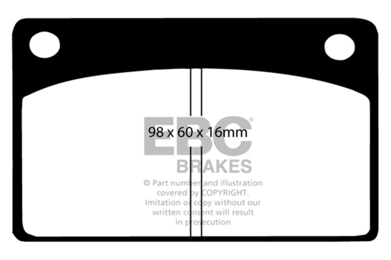 Picture of EBC Redstuff Brake Pad Sets - DP3143C
