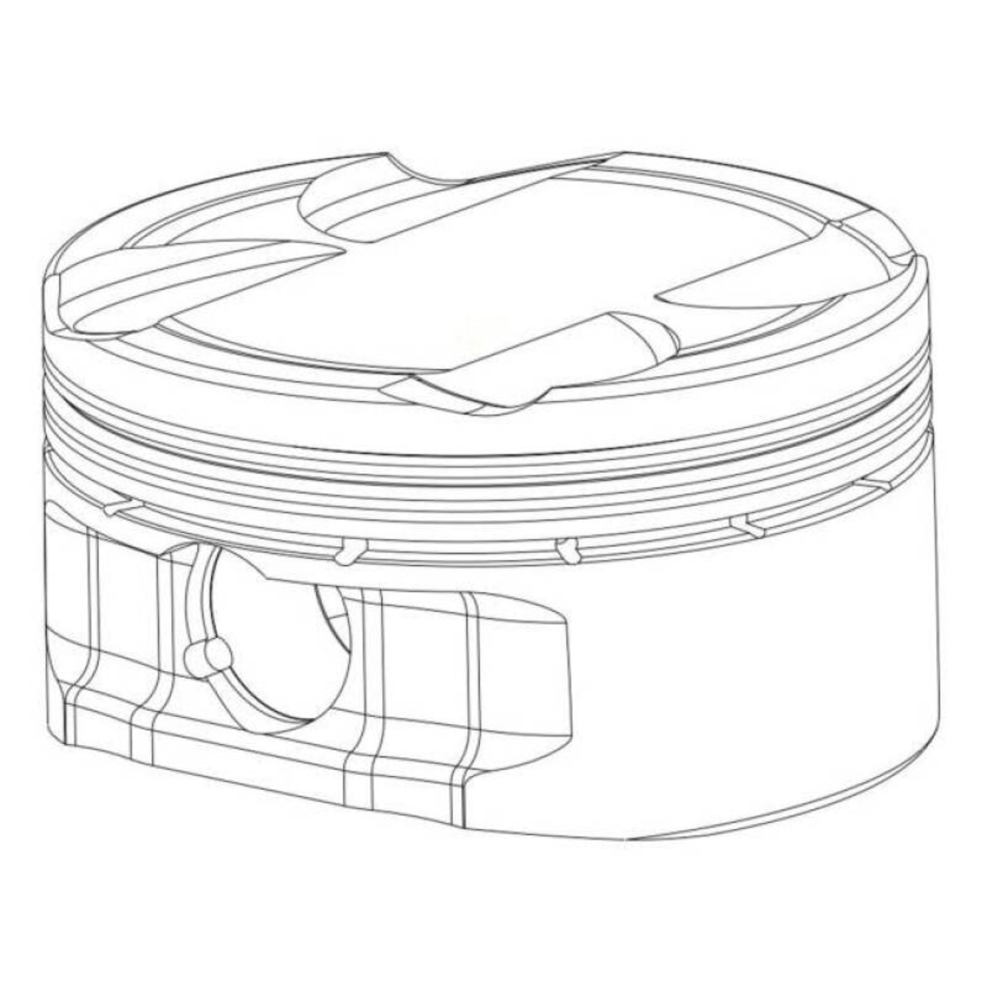 Picture of CP Pistons CPP Single Pistons - SC7058-1
