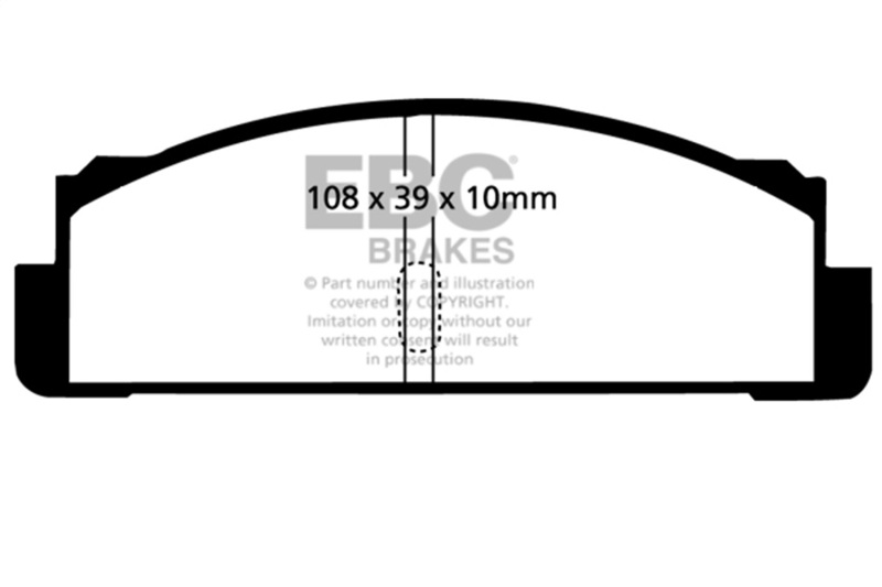 Picture of EBC Yellowstuff Brake Pad Sets - DP4130R