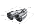 Picture of MBRP Univ Exhaust Tips SS - T5170