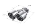 Picture of MBRP Univ Exhaust Tips SS - T5177