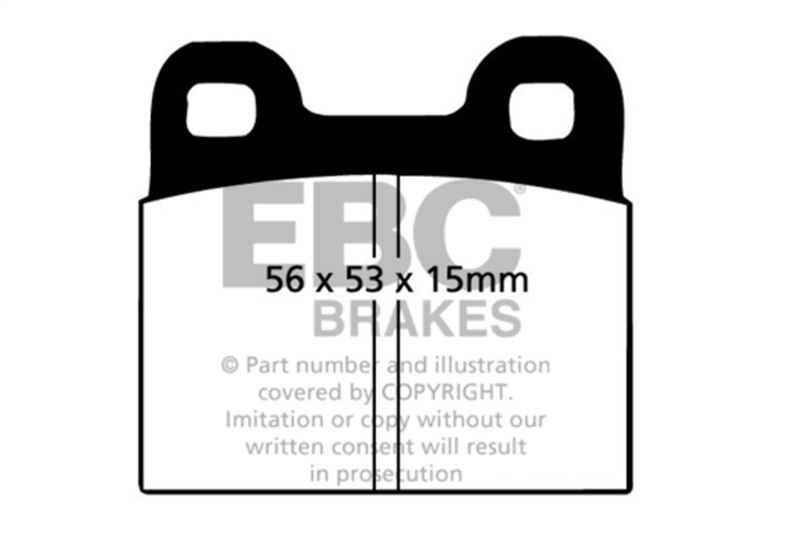 Picture of EBC Yellowstuff Brake Pad Sets - DP4105R