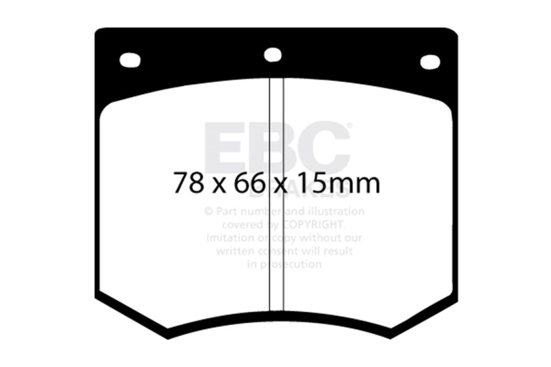 Picture of EBC Yellowstuff Brake Pad Sets - DP4291R
