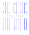 Picture of King Engine Bearings KING Main Bearings - MB5128AM