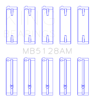 Picture of King Engine Bearings KING Main Bearings - MB5128AM