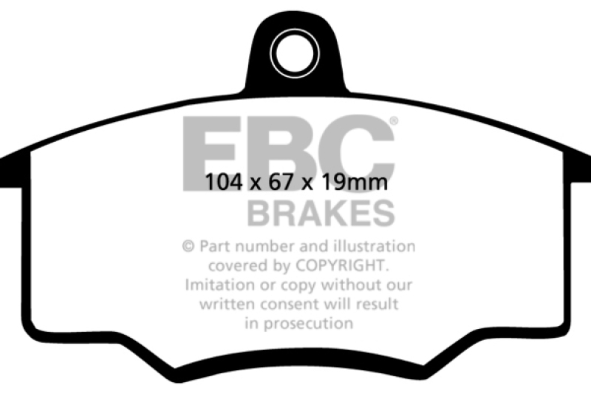 Picture of EBC Greenstuff Brake Pad Sets - DP2310