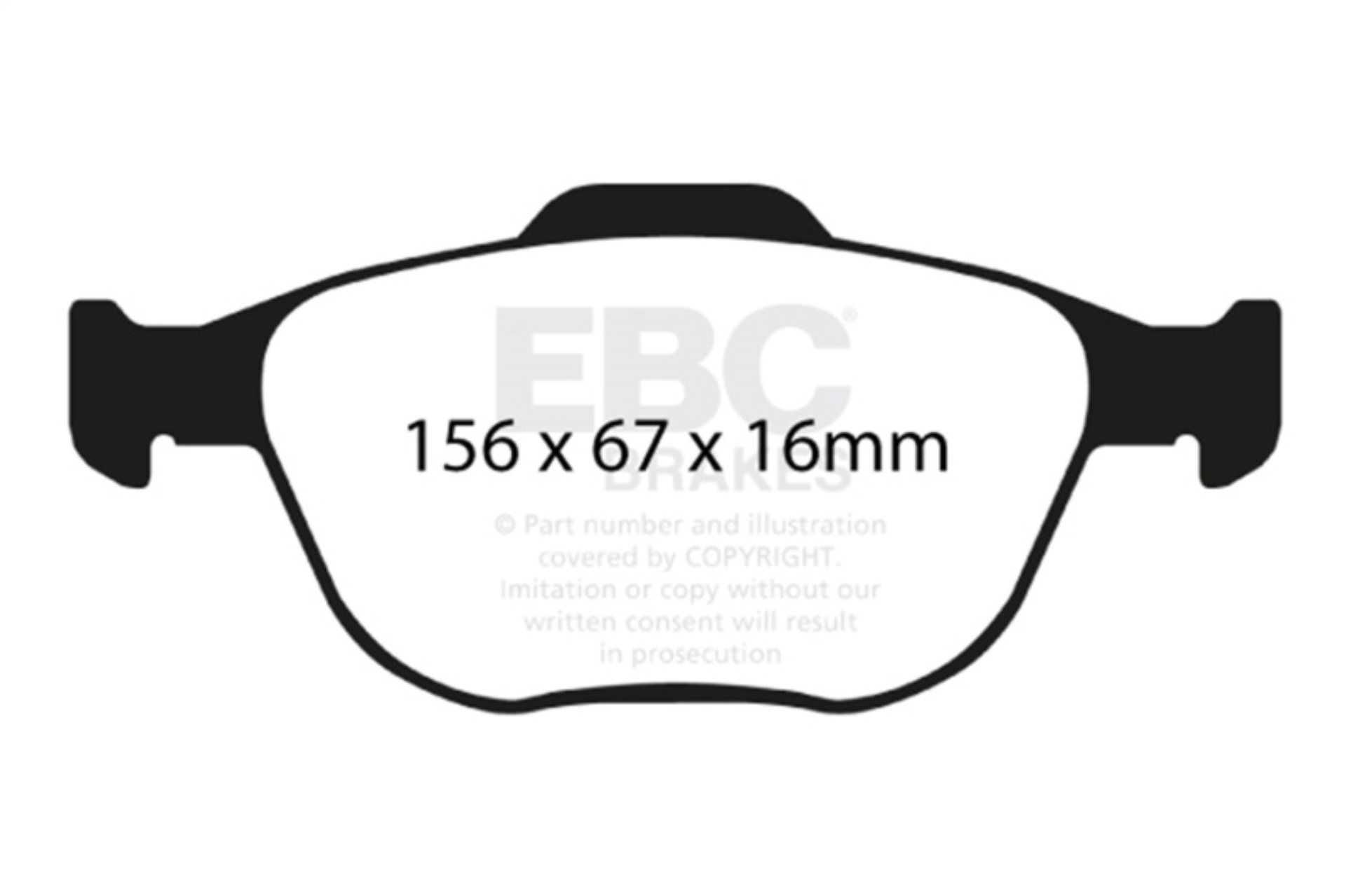 Picture of EBC RP-X Brake Pad Sets - DP81641RPX