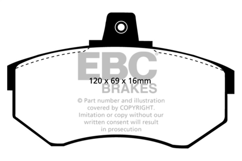 Picture of EBC Greenstuff Brake Pad Sets - DP2369/2
