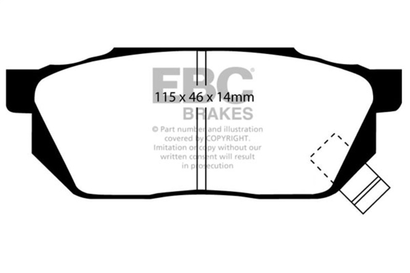 Picture of EBC Ultimax2 Brake Pad Sets - UD256