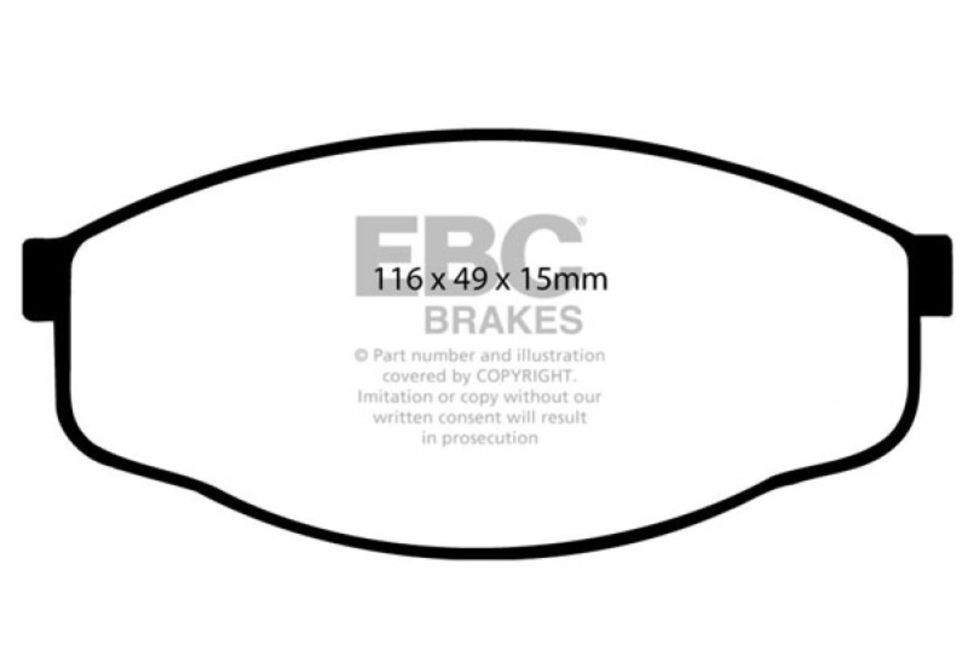 Picture of EBC Greenstuff Brake Pad Sets - DP6419