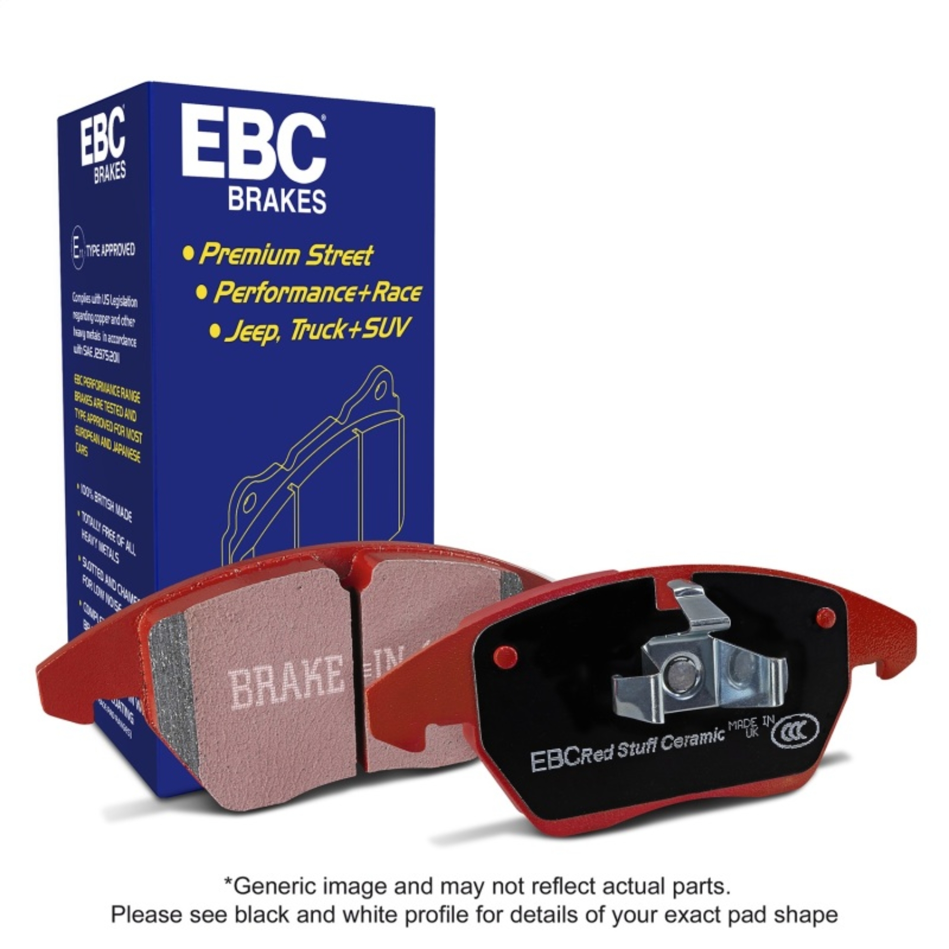 Picture of EBC Redstuff Brake Pad Sets - DP3763C
