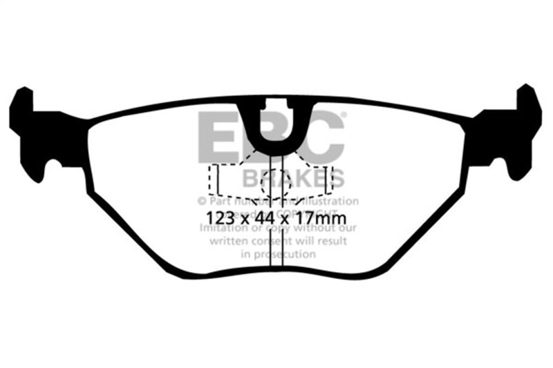 Picture of EBC Yellowstuff Brake Pad Sets - DP4690R