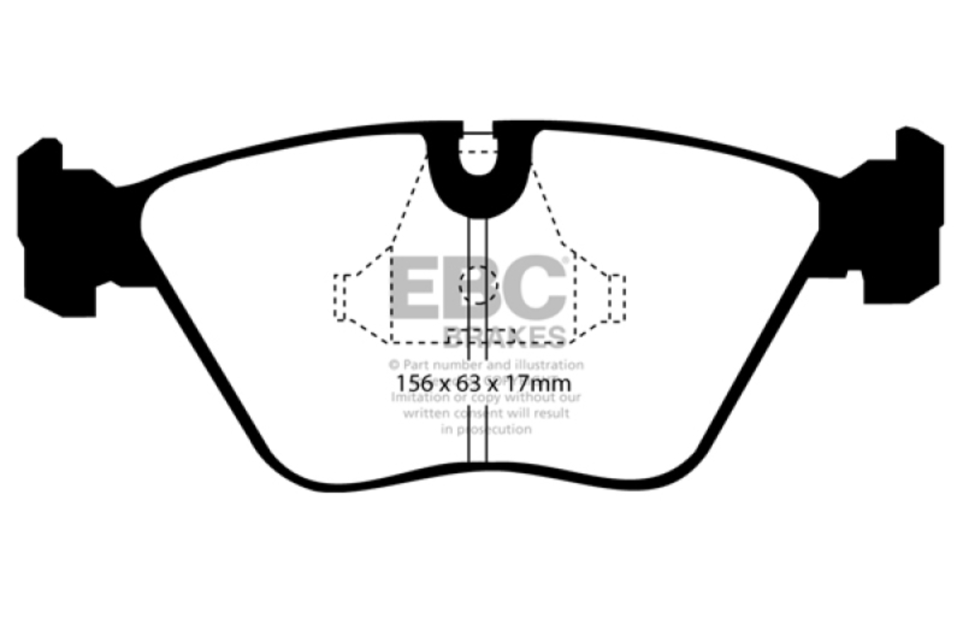 Picture of EBC Greenstuff Brake Pad Sets - DP2689/2