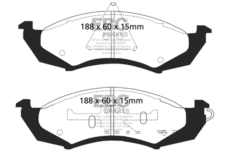 Picture of EBC Ultimax2 Brake Pad Sets - UD417