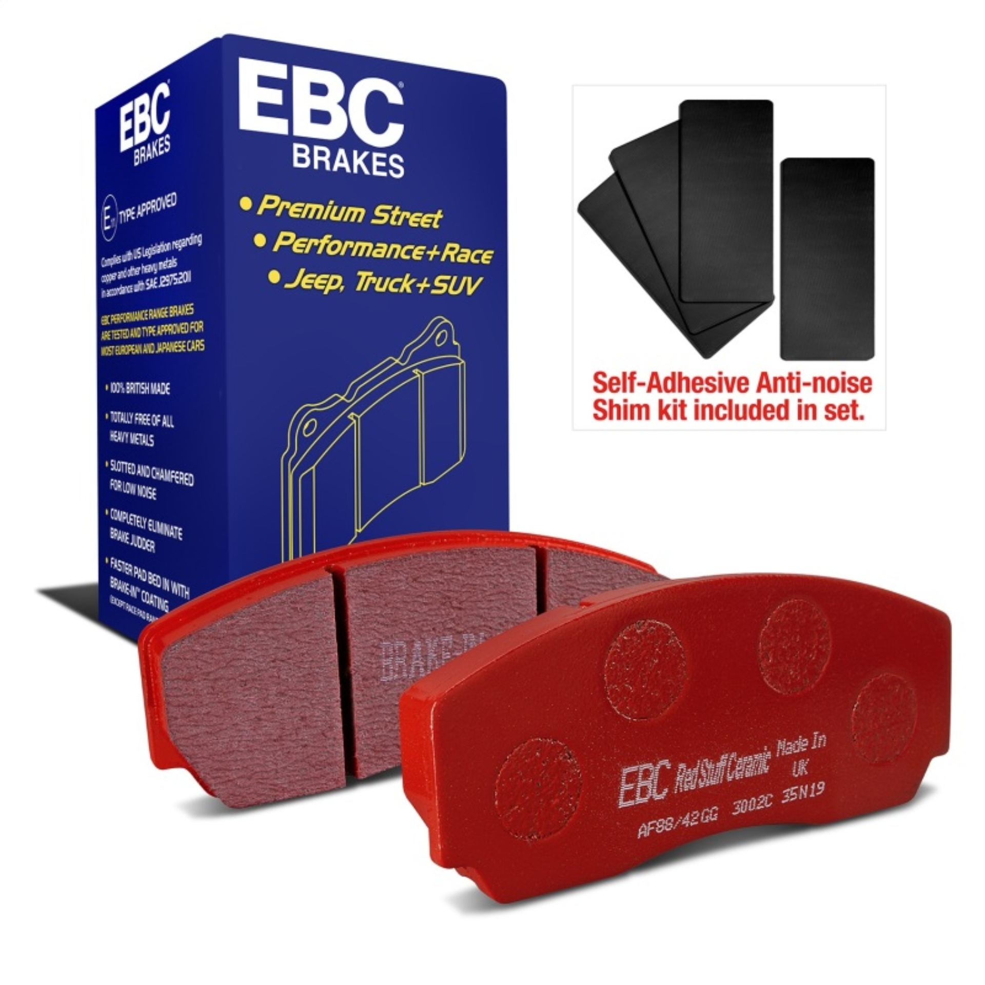Picture of EBC Redstuff Brake Pad Sets - DP3002C