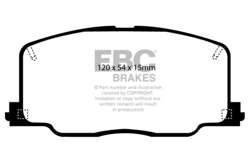Picture of EBC Redstuff Brake Pad Sets - DP3725C