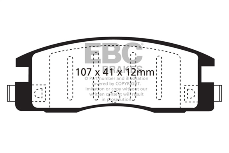 Picture of EBC Ultimax2 Brake Pad Sets - UD398