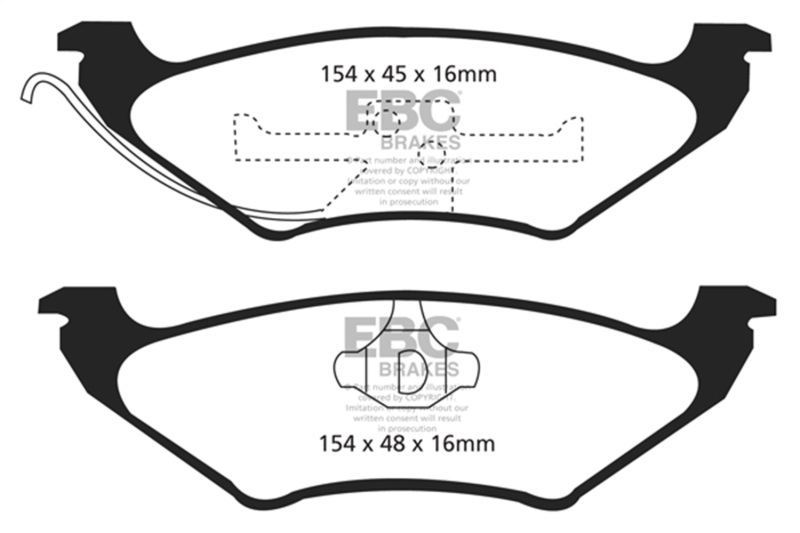 Picture of EBC Ultimax2 Brake Pad Sets - UD544
