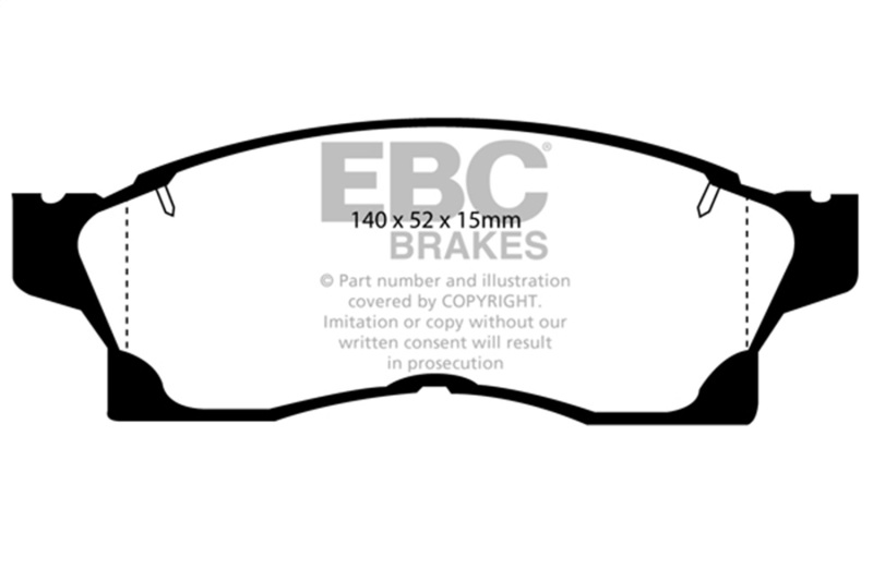 Picture of EBC Ultimax2 Brake Pad Sets - UD489