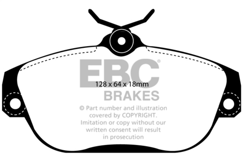 Picture of EBC Yellowstuff Brake Pad Sets - DP41095R