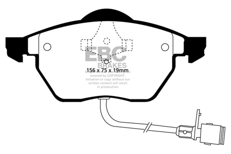 Picture of EBC Yellowstuff Brake Pad Sets - DP4836R
