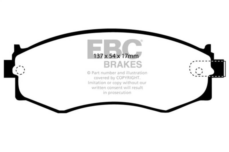 Picture of EBC Greenstuff Brake Pad Sets - DP2792